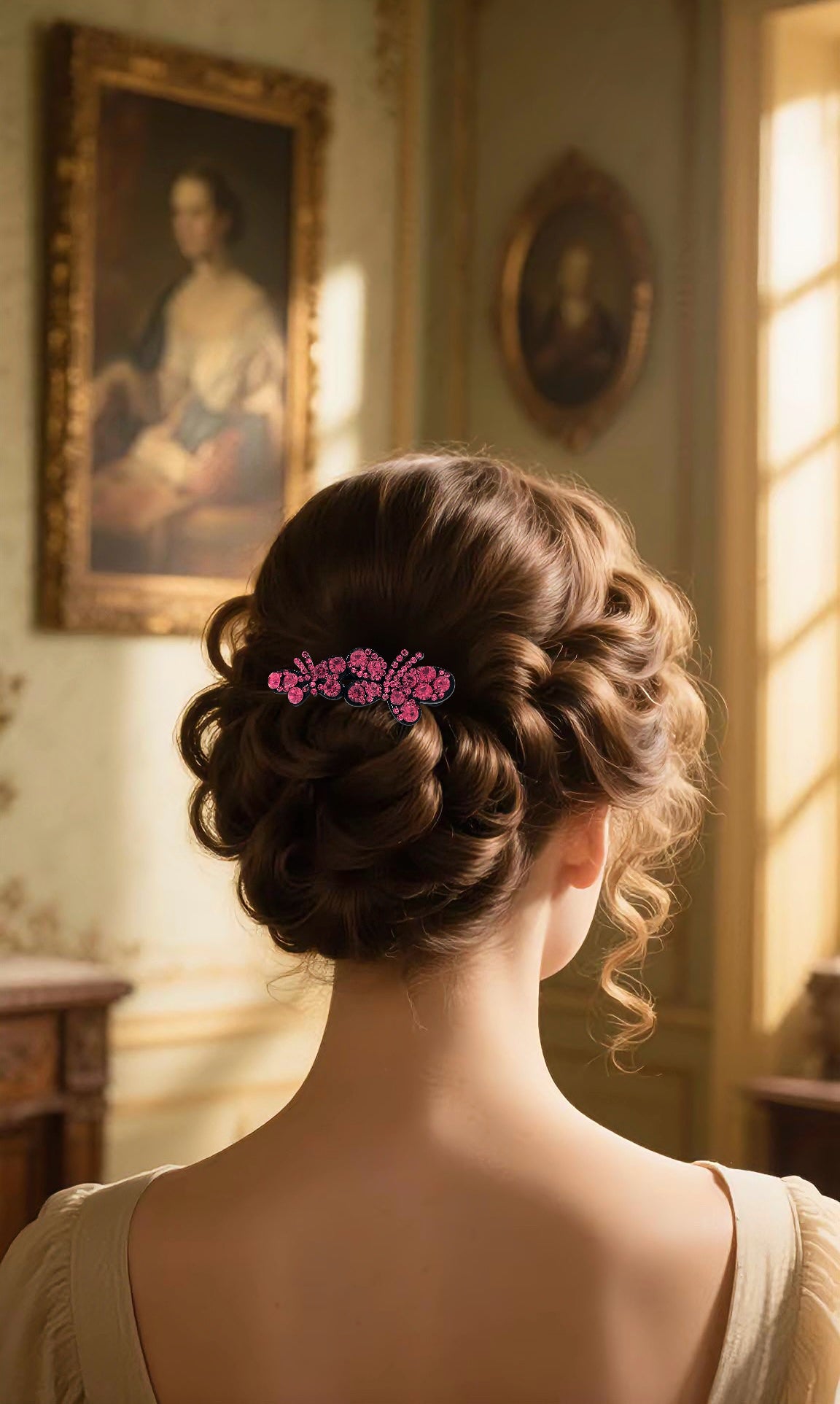 Butterfly Duet · Crystal Alligator Clip