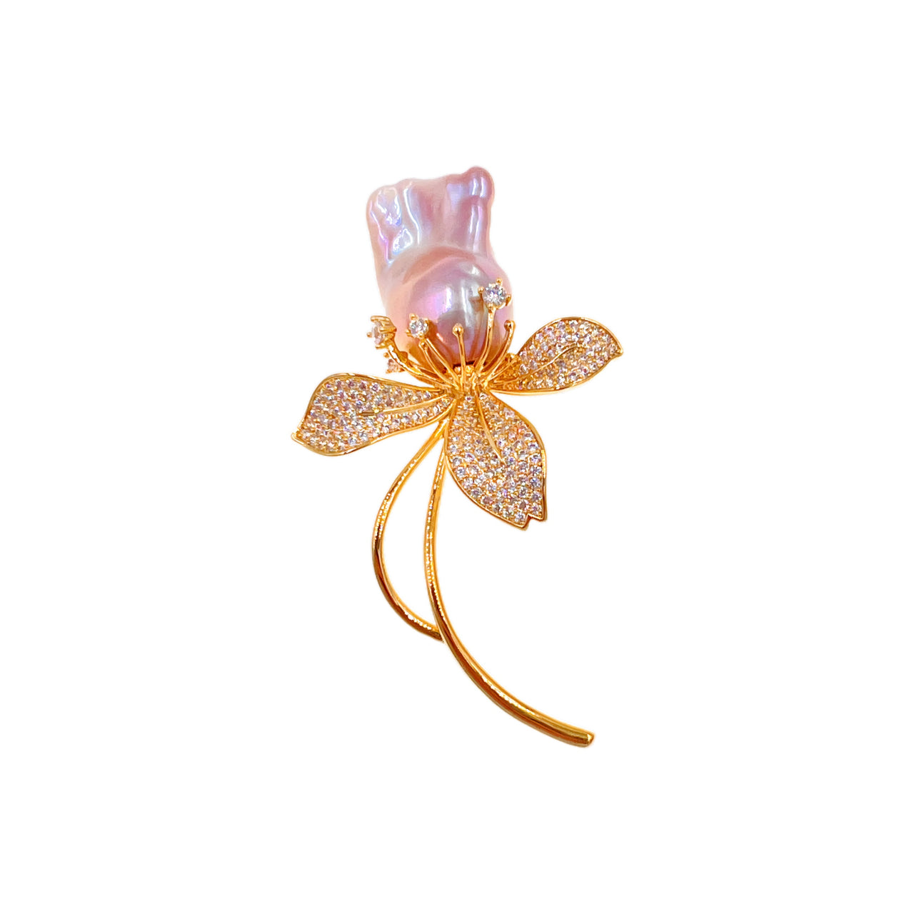 Tulipe Lumière Brooch - Luminous Muse Collection