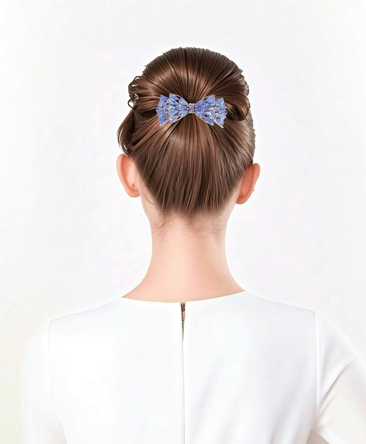 Noeud d’Éclat · Crystal Bow Barrette
