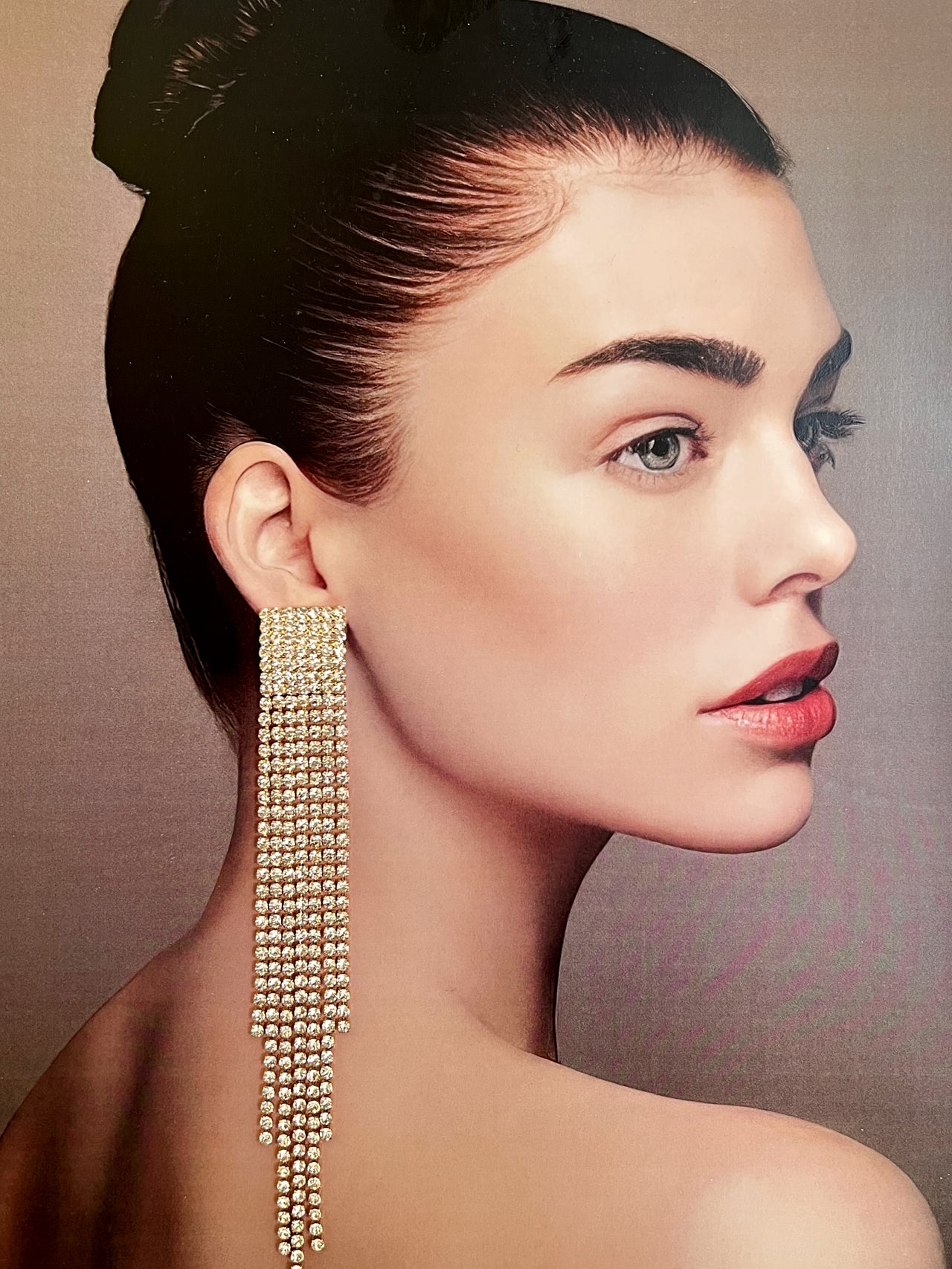 Rayonnement Doré Earrings