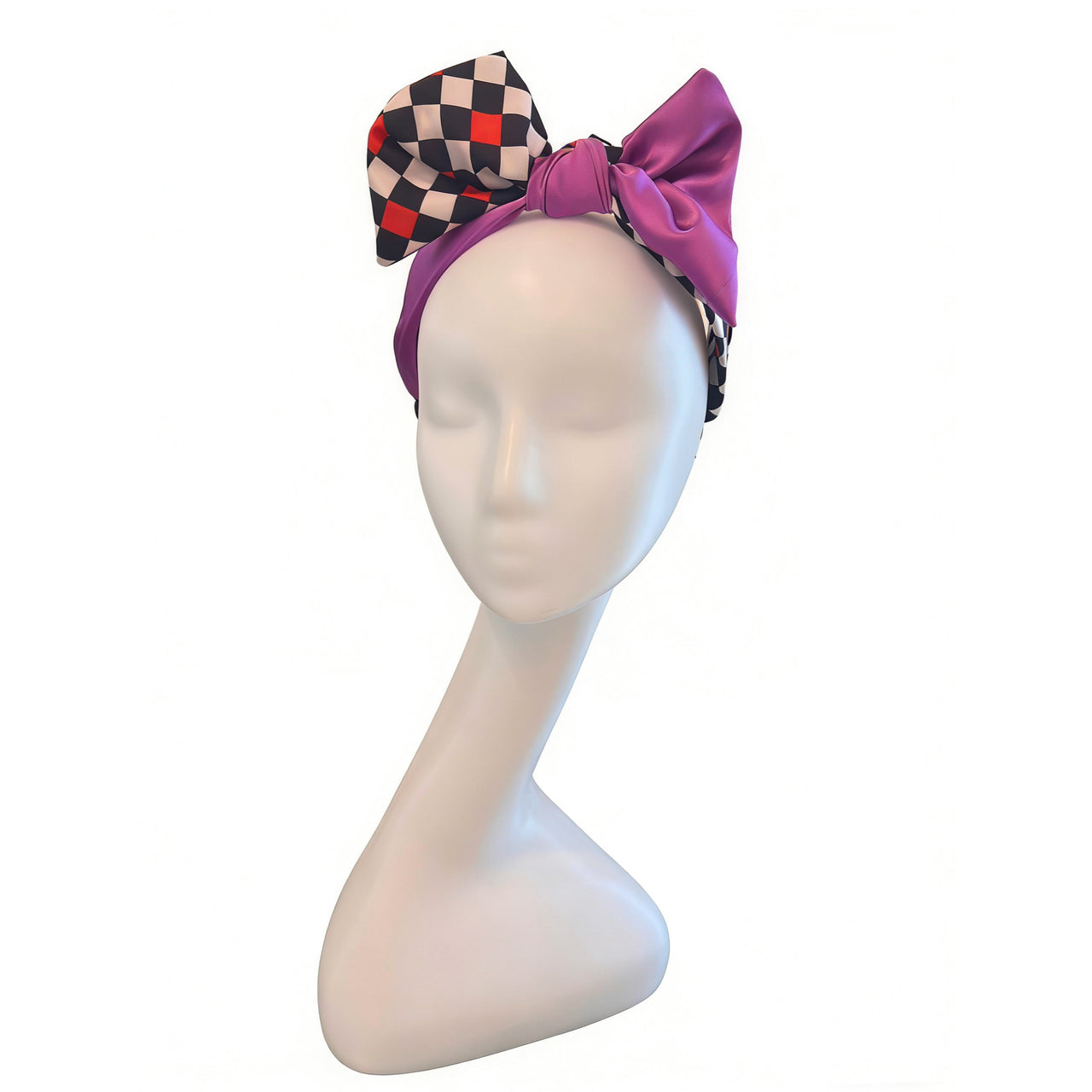 Soft Contrast Bow Headband