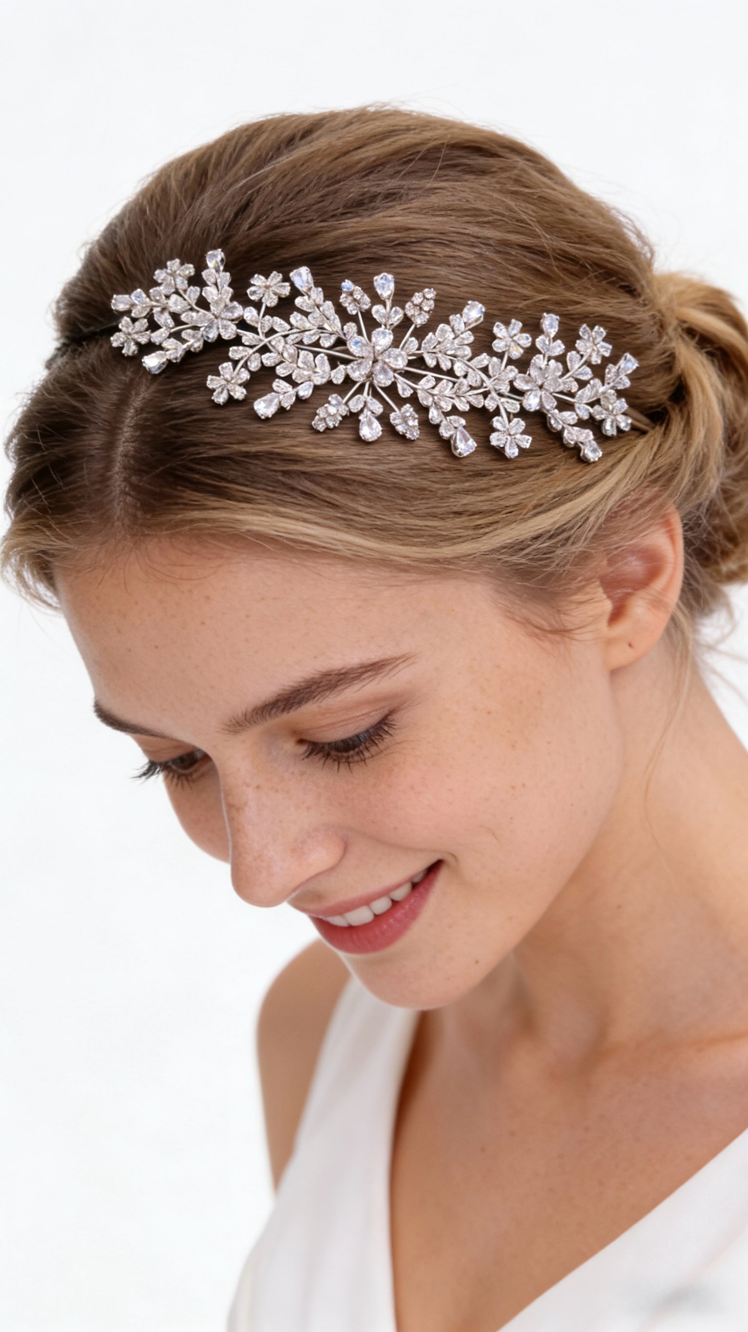 Aurora Floral Vine Bridal Hair Comb - MOGHANT
