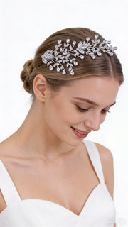Aurora Whispering Vine Bridal Hair Clip - MOGHANT