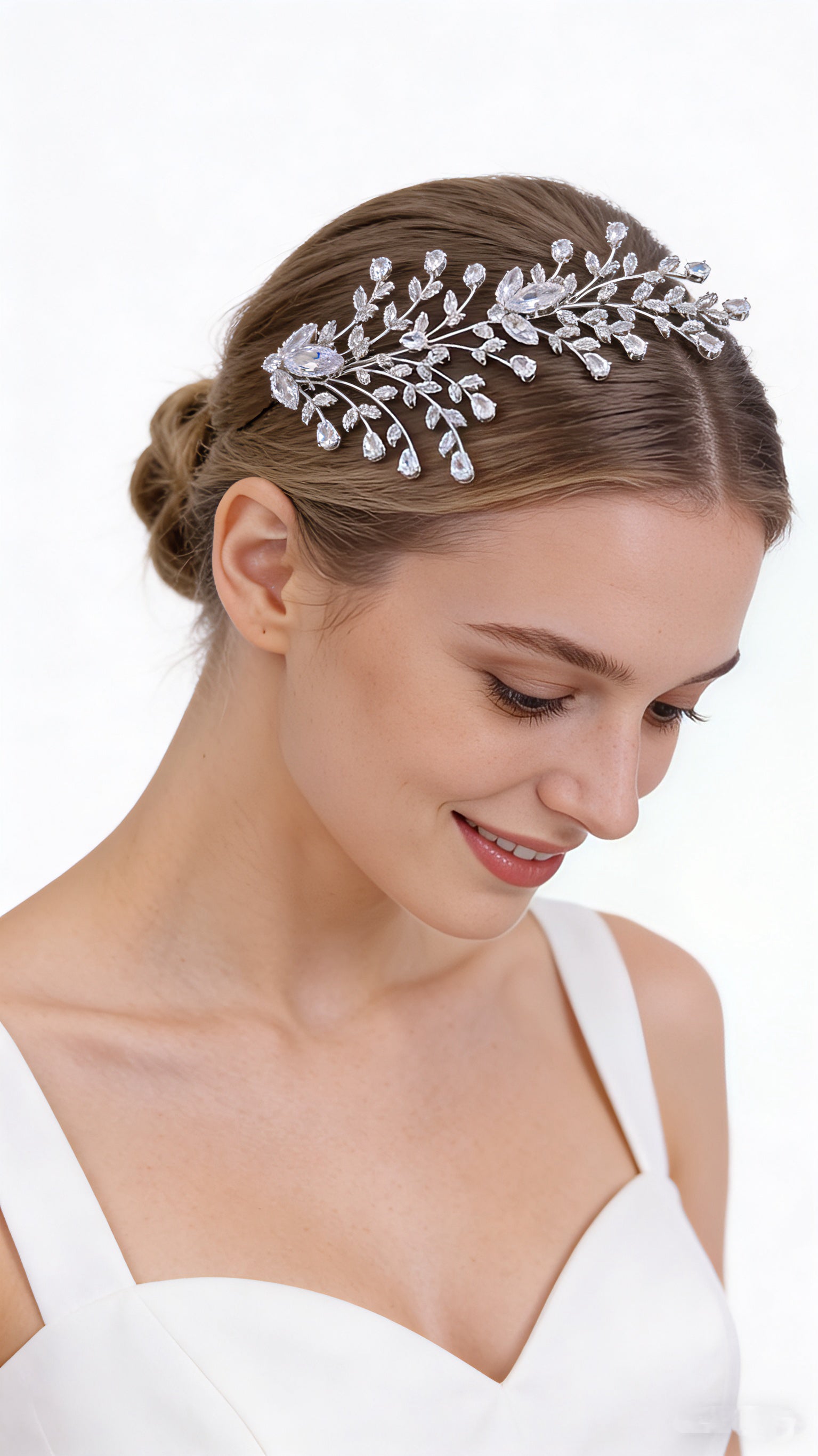 Aurora Whispering Vine Bridal Hair Clip - MOGHANT
