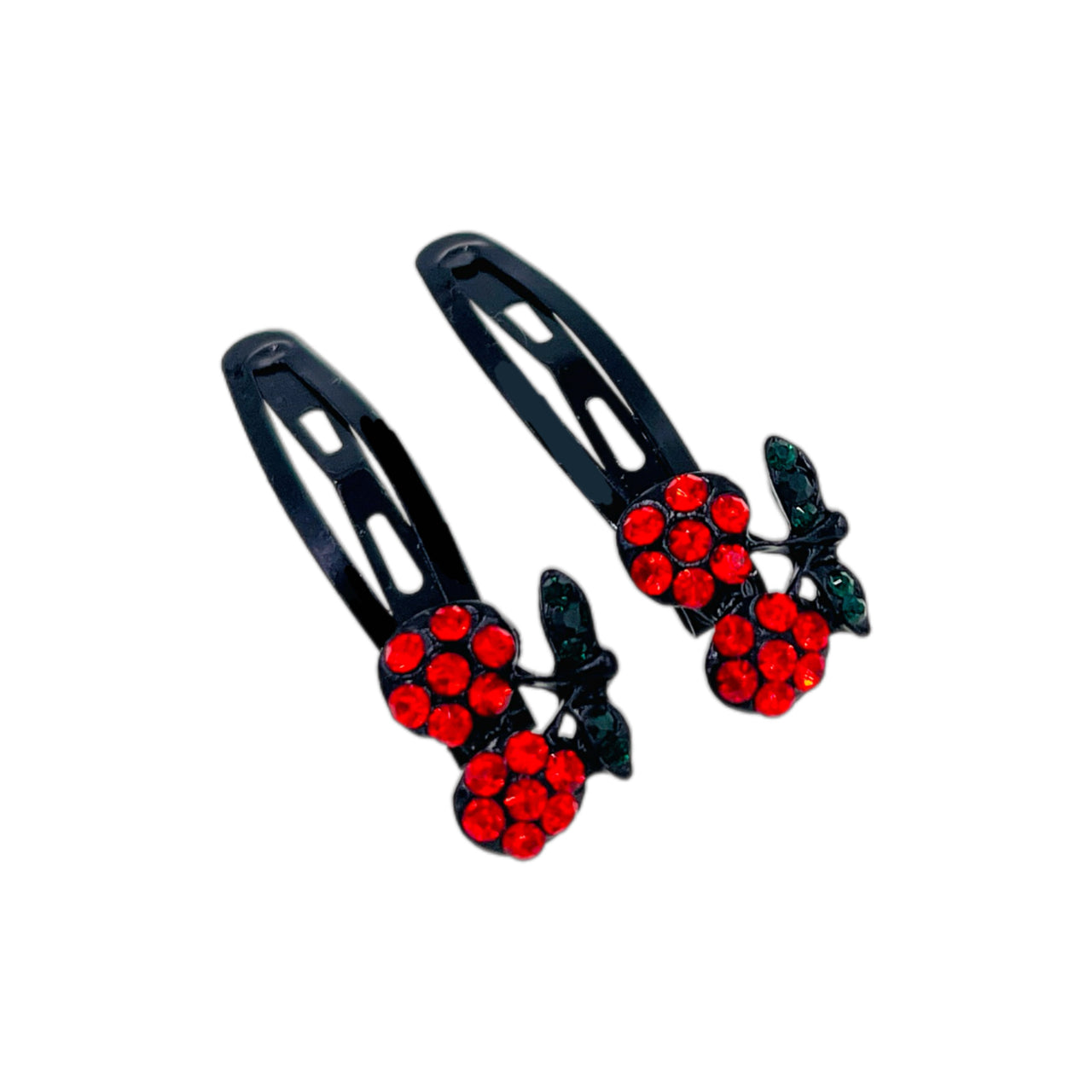 Cherry Crystal Click-Clack Clip · C38