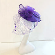 ✅Voile Élégance Floral Fascinator F3028 - MOGHANT