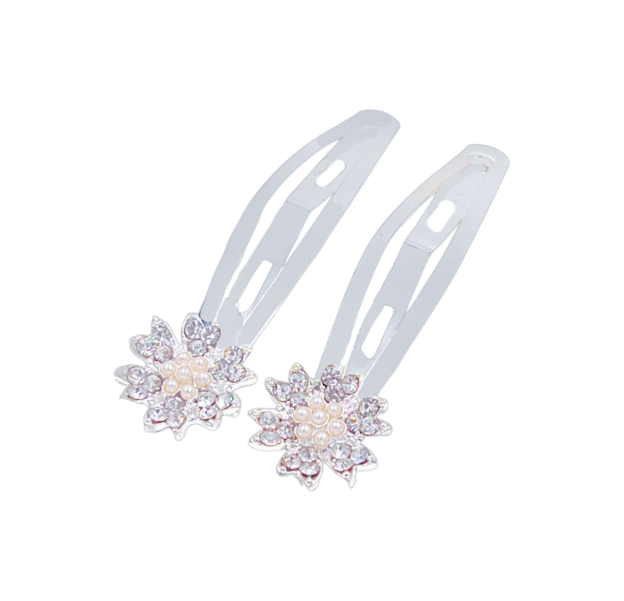 Pearl Flower Click-Clack Clip · C06