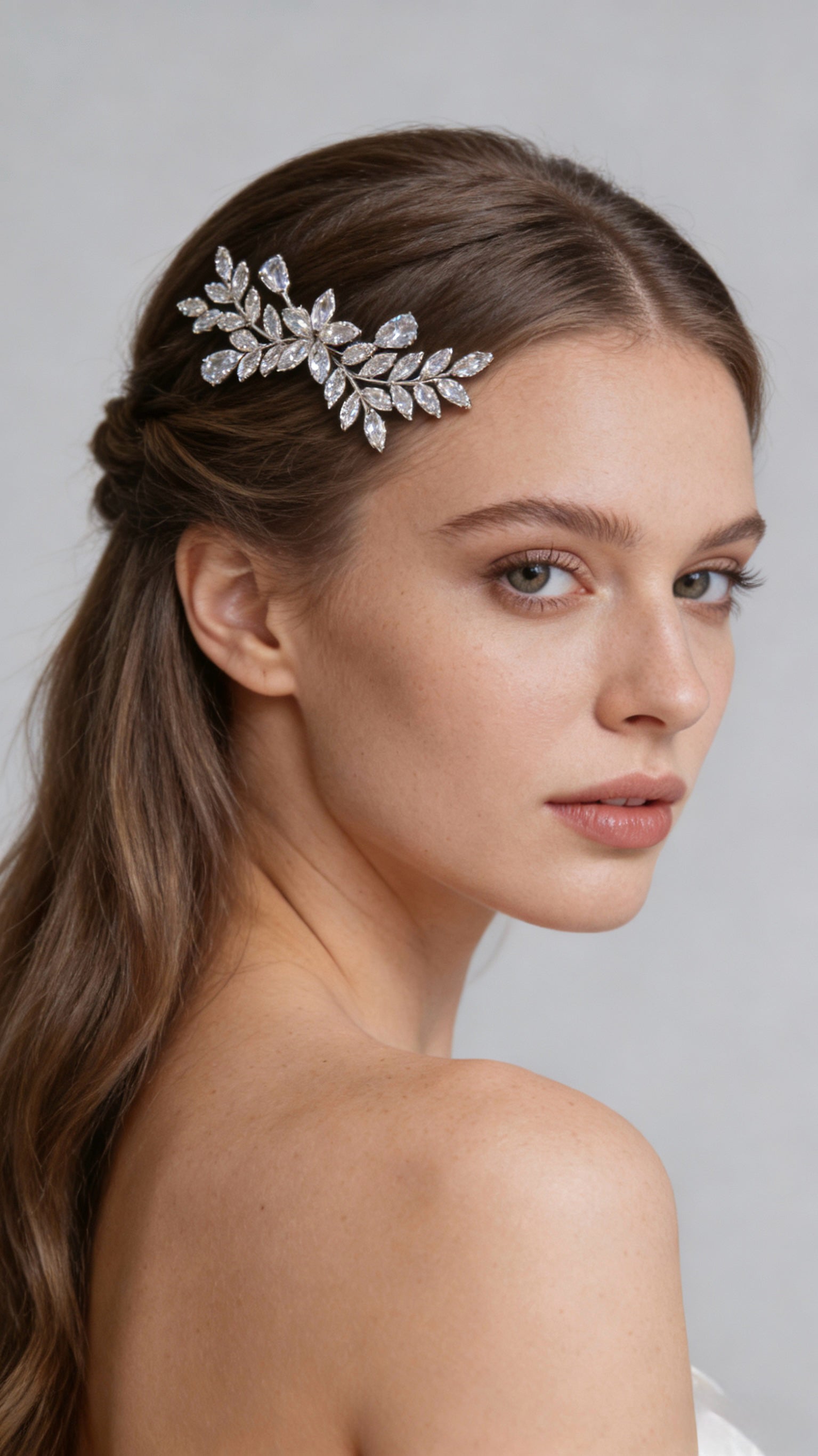 Aurora Blossom Grace Bridal Hair Comb - MOGHANT