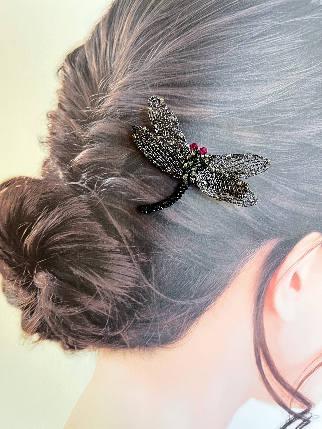 Libellule Nocturne · Dragonfly Alligator Clip