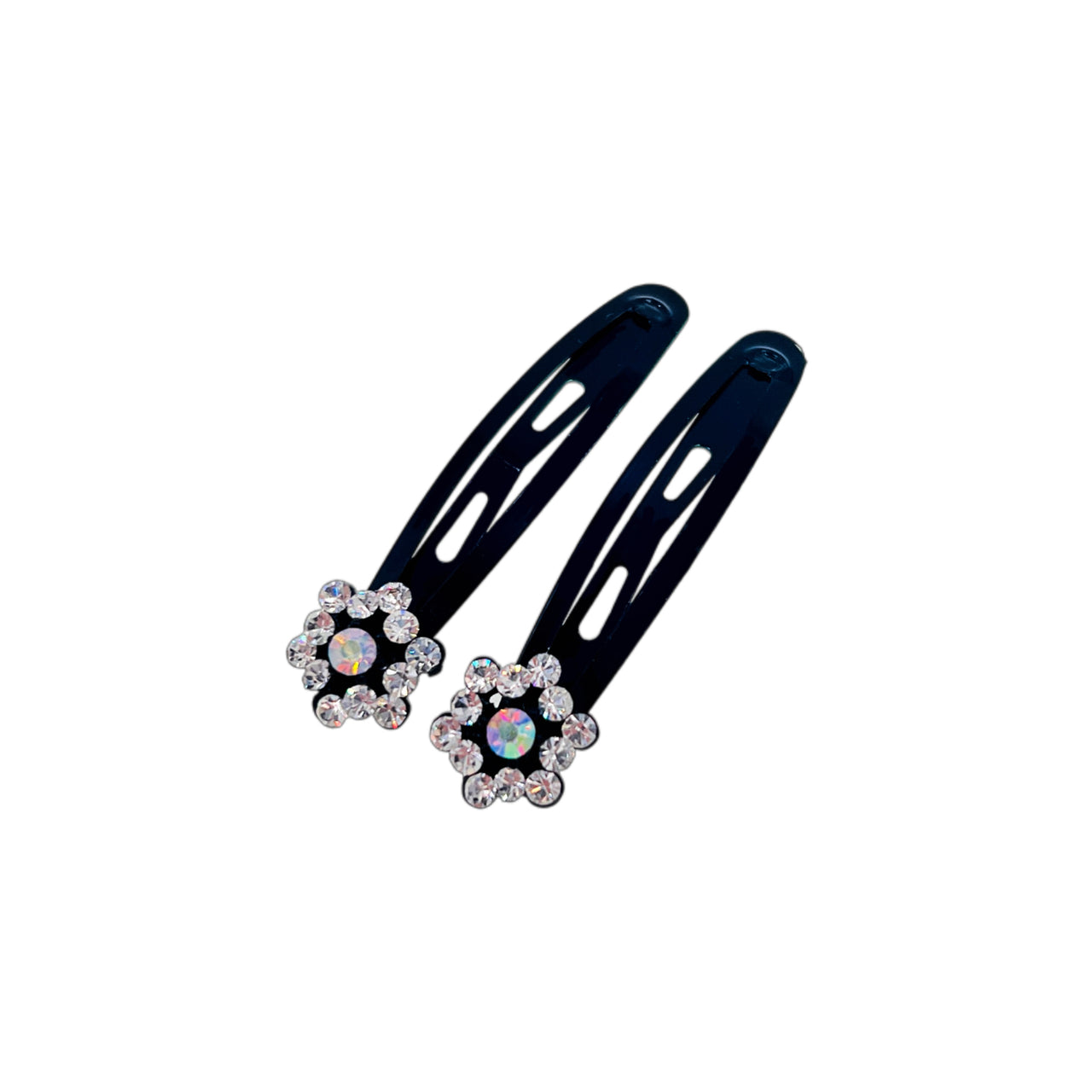 Flower Crystal Click-Clack Clip · C28