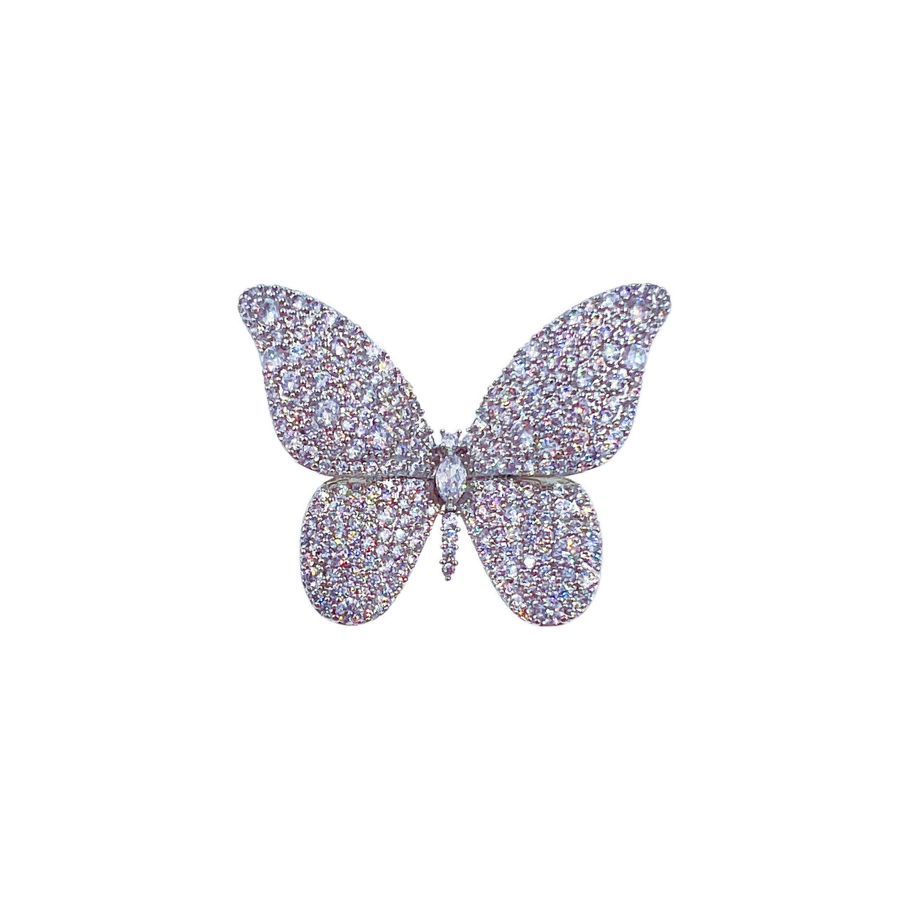 Cristal Ailé Brooch