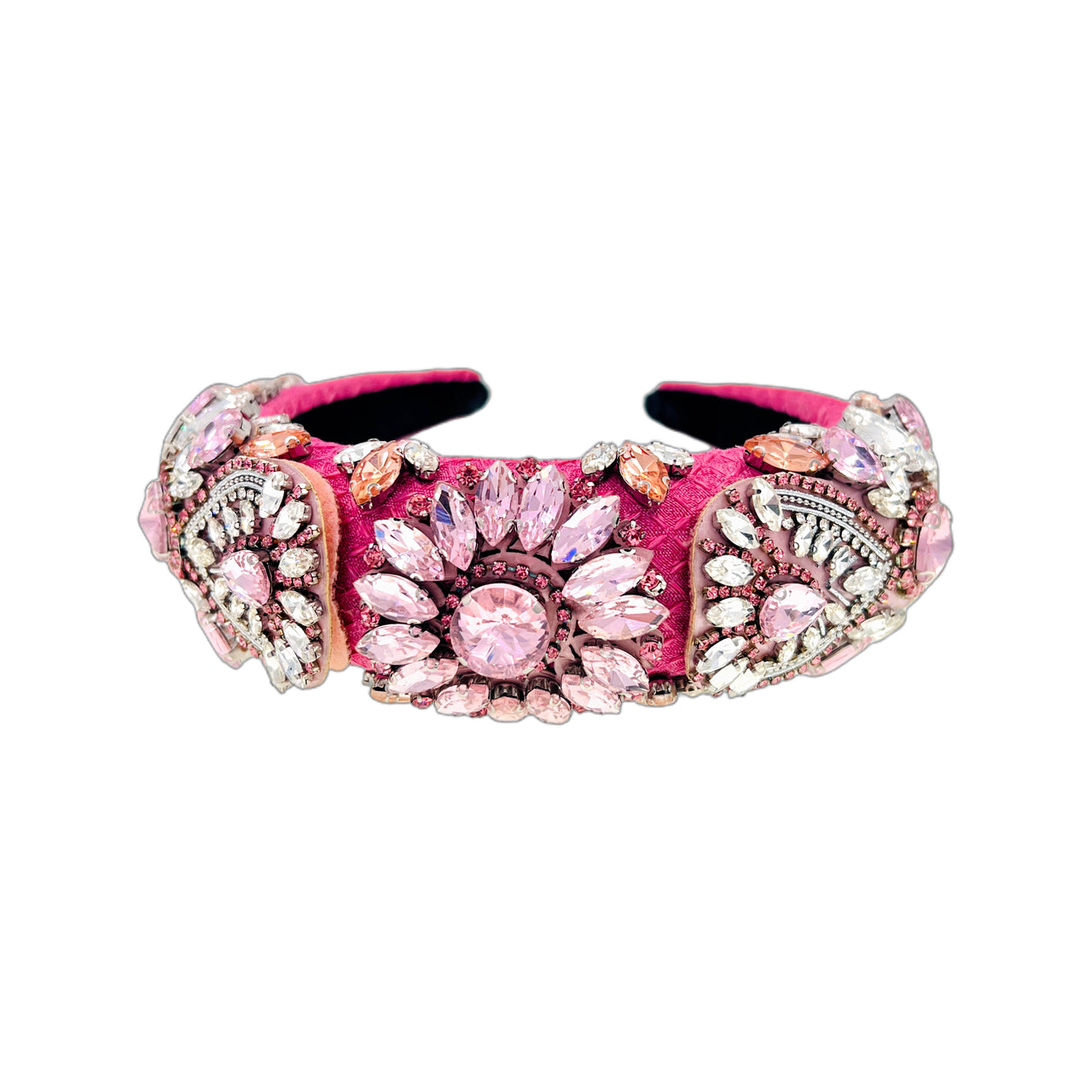 Rosette Royale · Pink Baroque Gem Headband