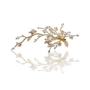 Elysian Handwoven Royal Vintage Foliage Bridal Hair Clip - MOGHANT