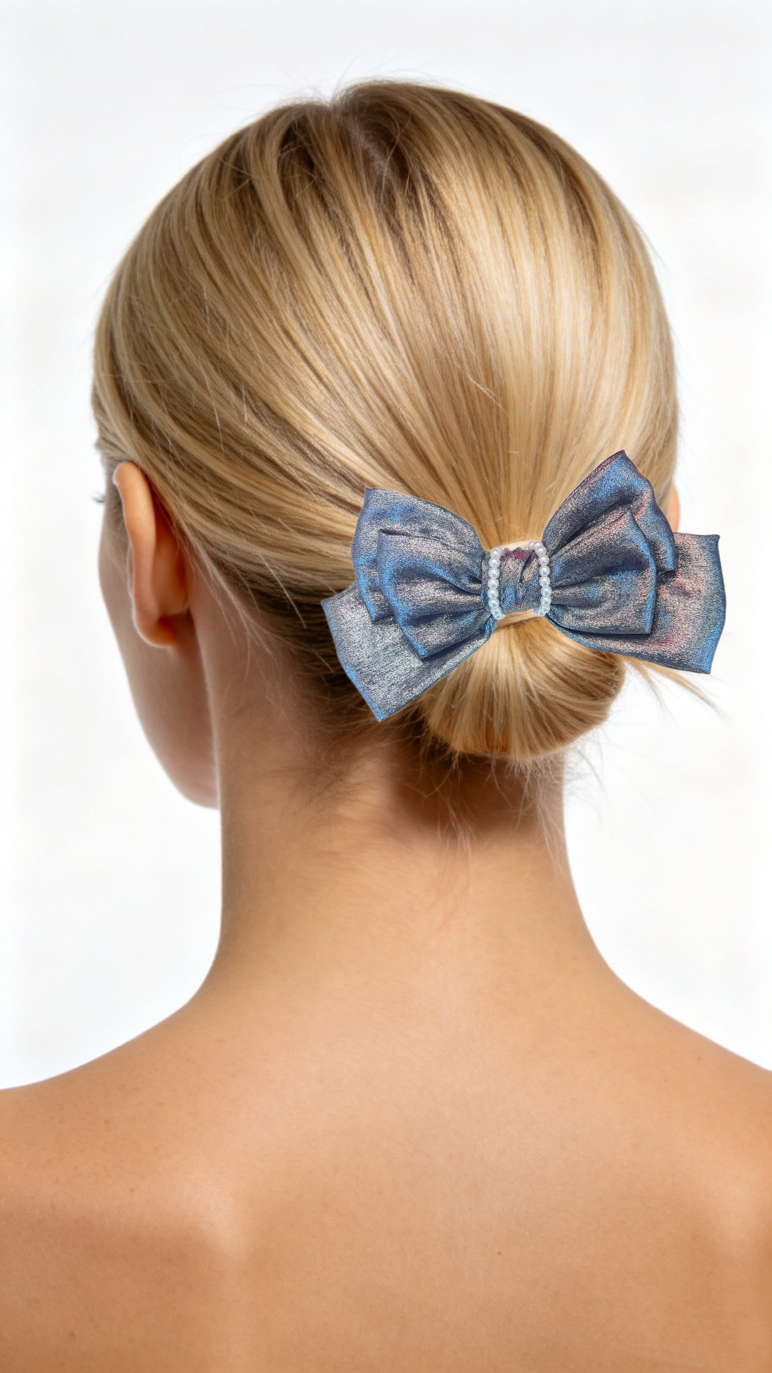 Pure Perla Circle Minimal Bow Barrette - MOGHANT