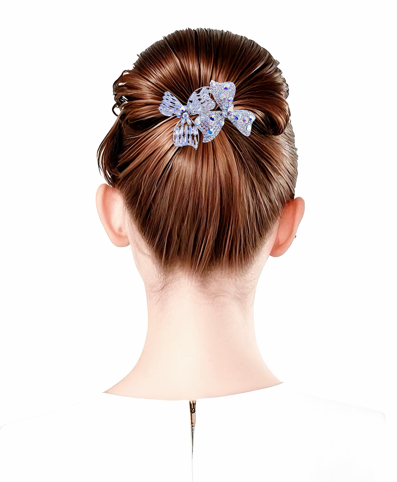 Crystal Bloom Duo · Flower Barrette