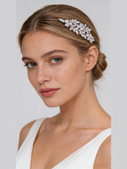 Lumina Enchanted Bloom Cluster Bridal Hair Comb - MOGHANT