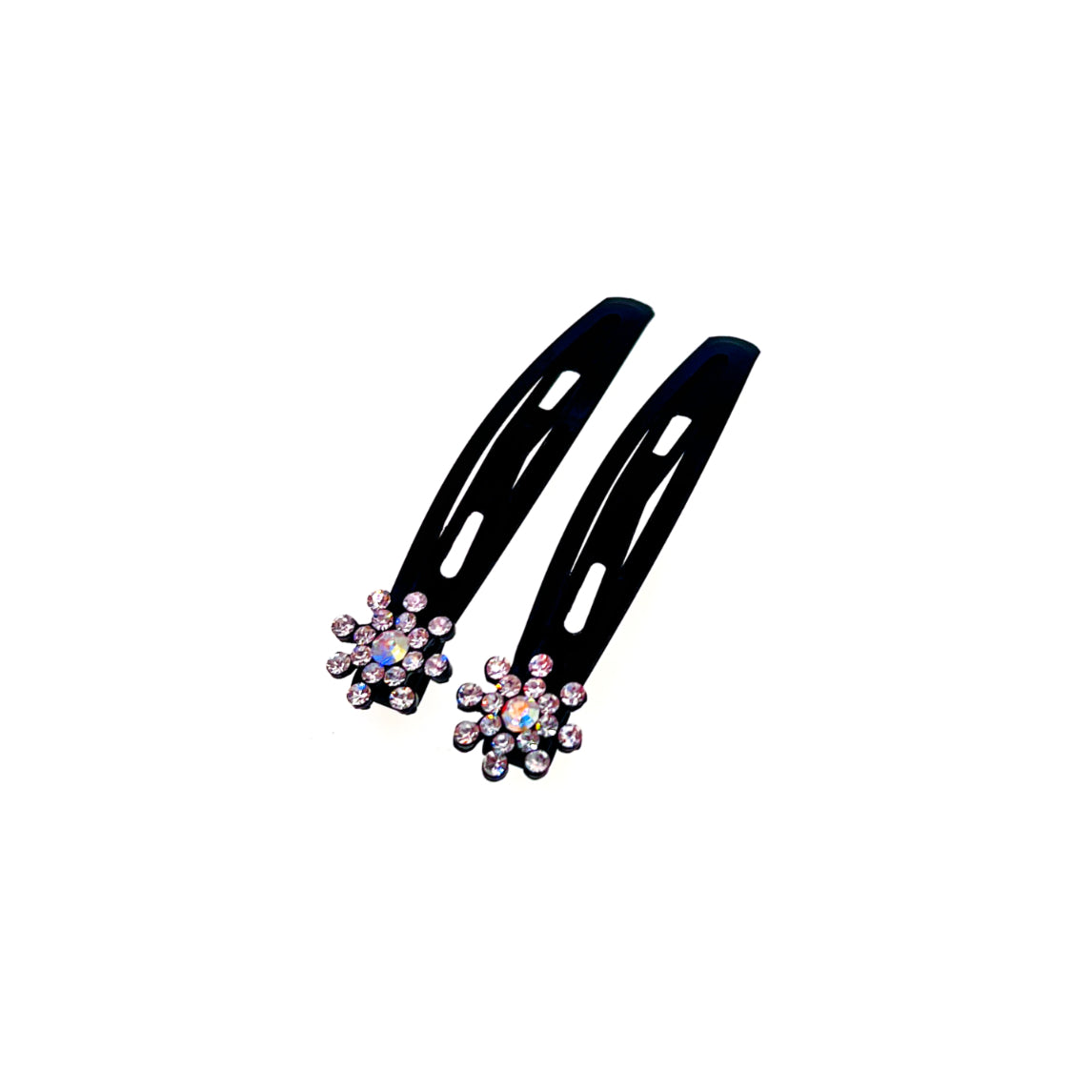 Flower Crystal Click-Clack Clip · C32