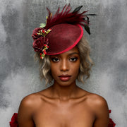 Feathered Rose Whisper Fascinator F3010 - MOGHANT