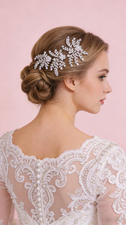 Aurora Royal Garden Bridal Hair Clip - MOGHANT