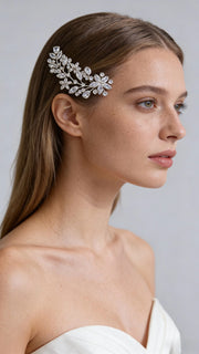 Aurora Luminous Blossom Bridal Hair Comb - MOGHANT