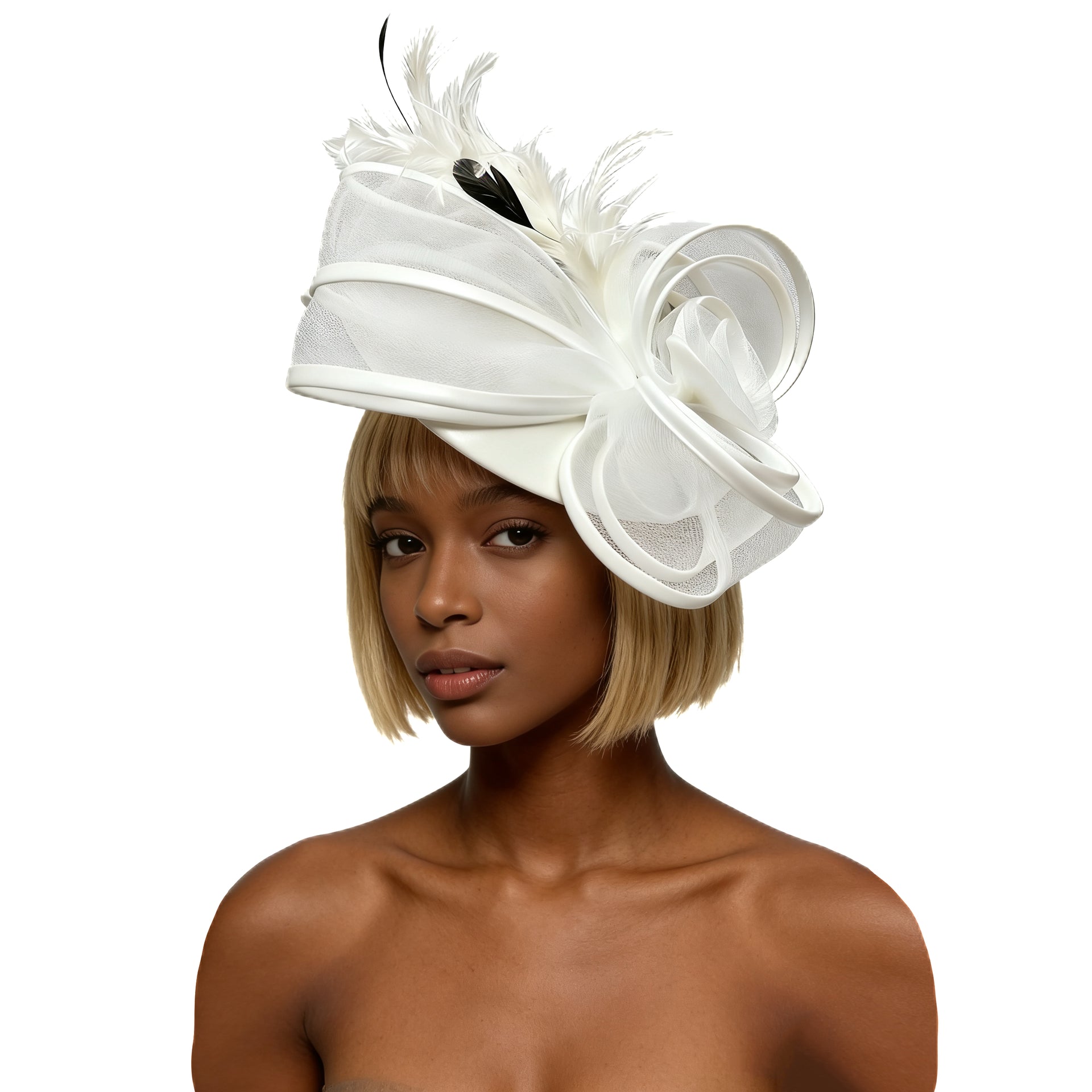 Fleur Plume Fascinator F3011 - MOGHANT