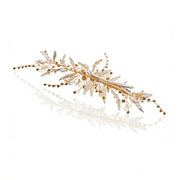 Elysian Handwoven Elongated Vine Elegance Bridal Hair Clip - MOGHANT