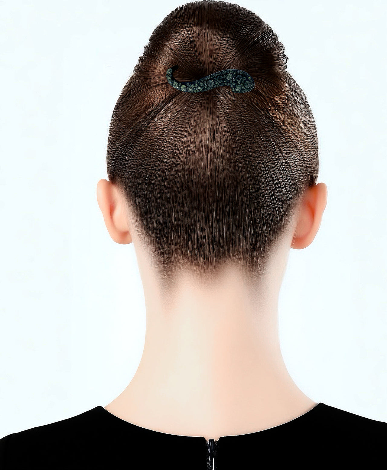 Rhapsody Ribbon · Crystal Alligator Clip