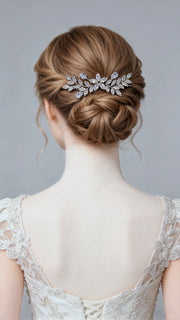 Aurora Blossom Grace Bridal Hair Comb - MOGHANT
