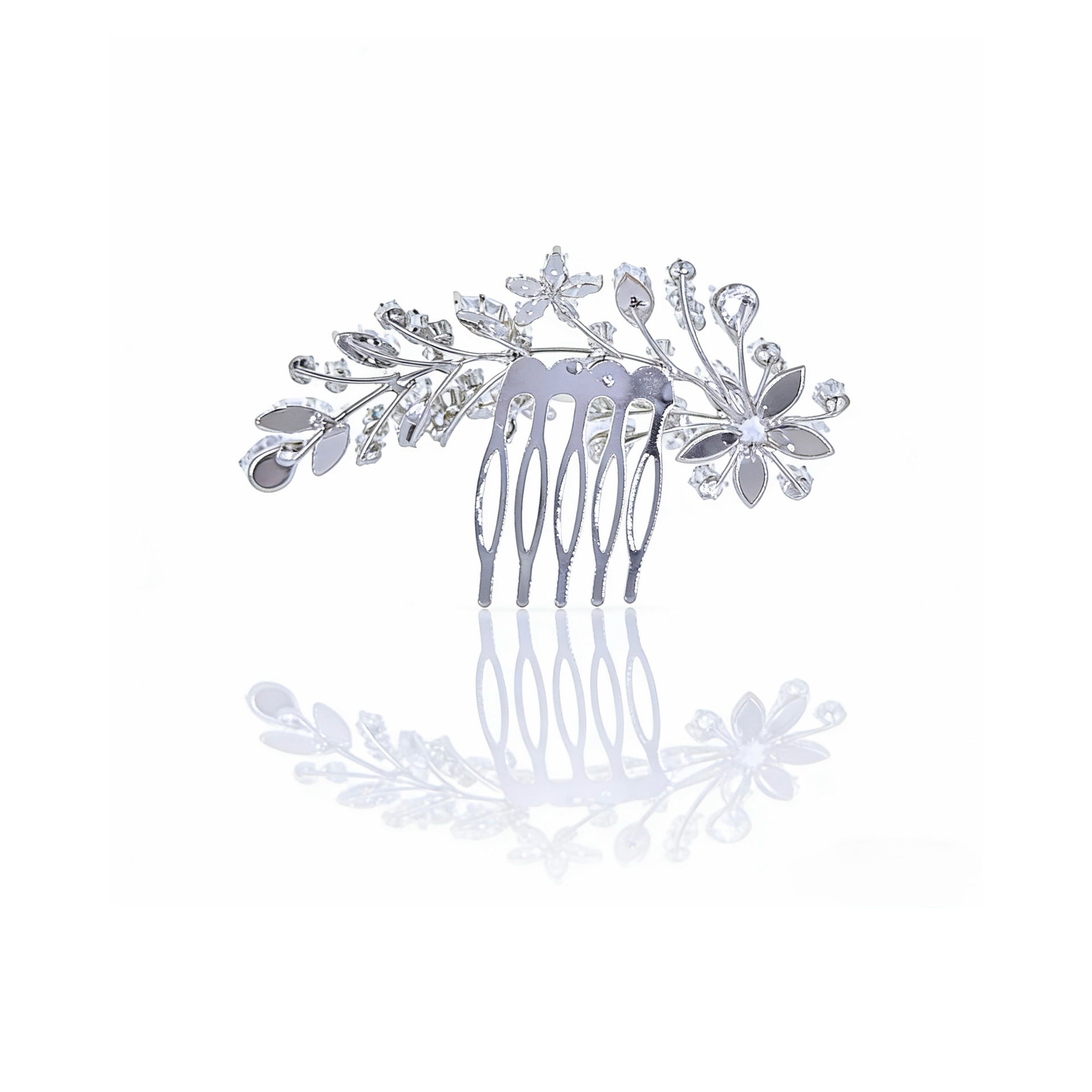 Aurora Luminous Blossom Bridal Hair Comb - MOGHANT