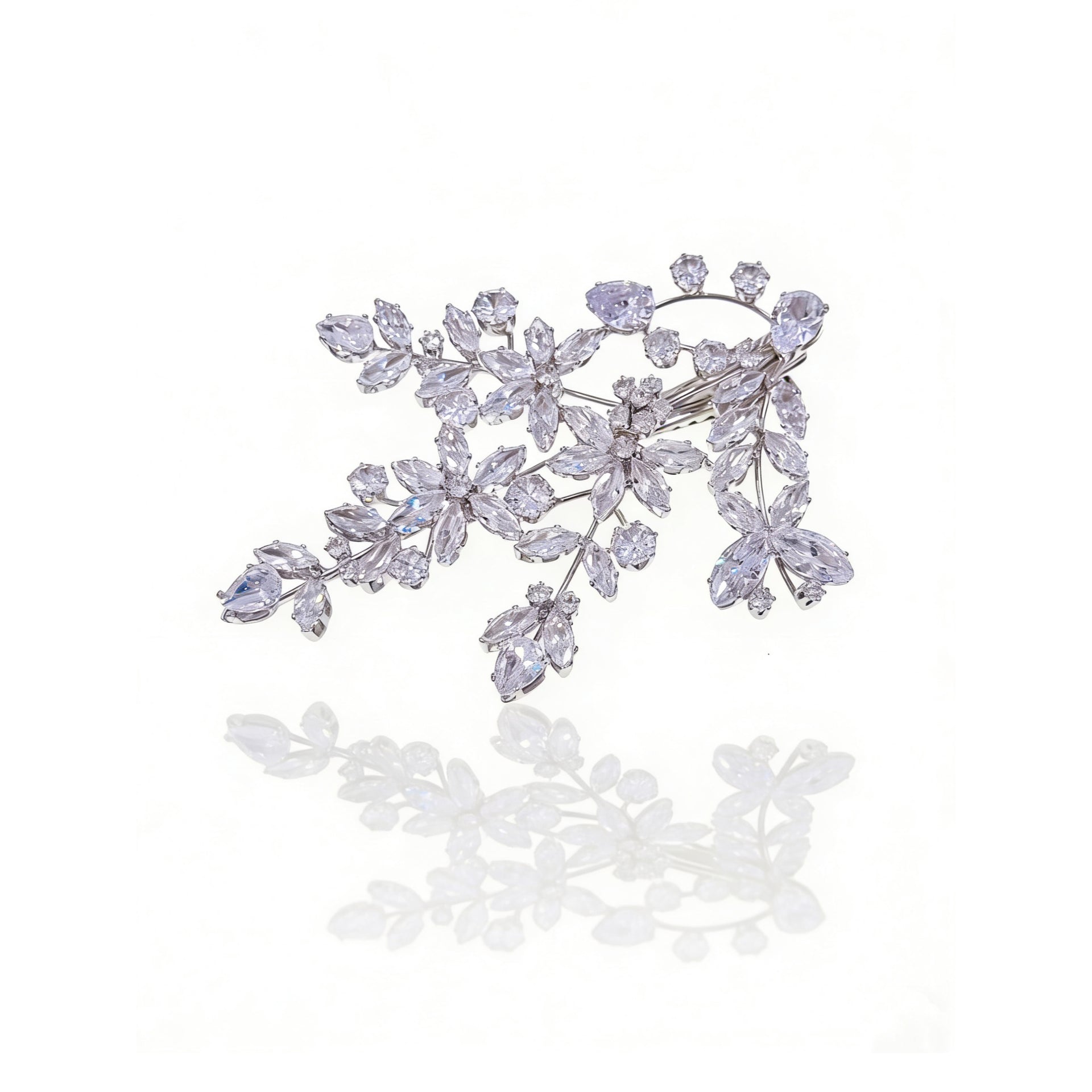 Aurora Garden Bloom Bridal Hair Clip - MOGHANT