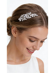 Lumina Enchanted Bloom Cluster Bridal Hair Comb - MOGHANT