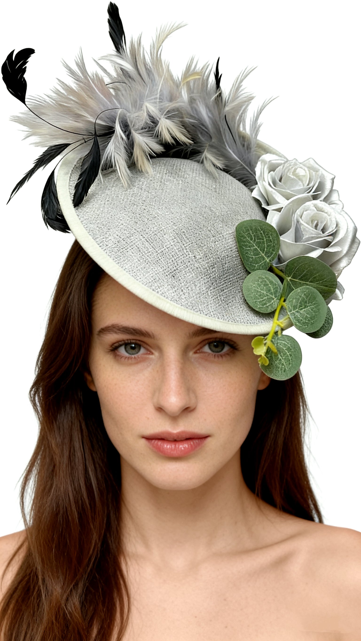 Feathered Rose Whisper Fascinator F3010 - MOGHANT