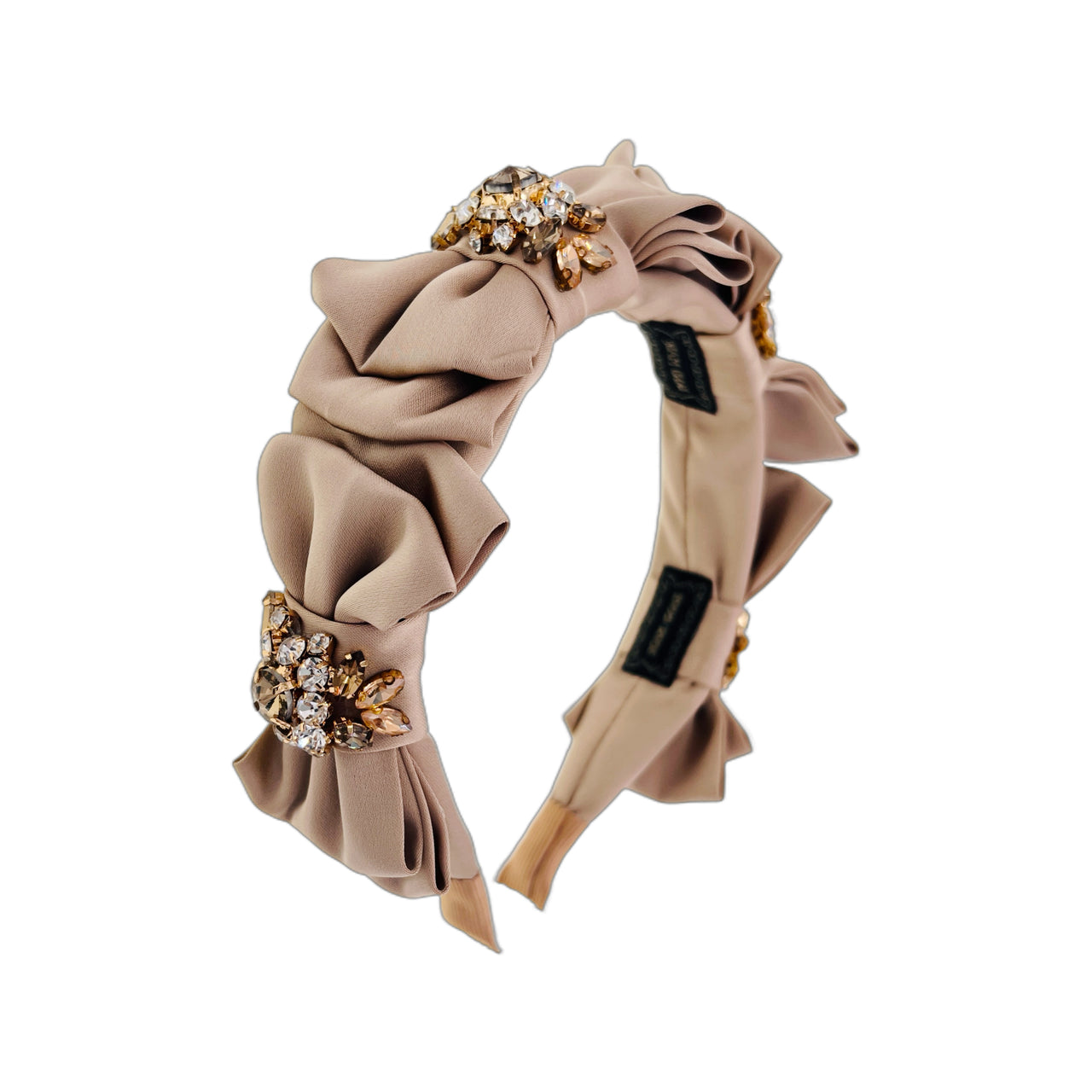 Velours Papillon · Crystal Ribbon Bow Headband