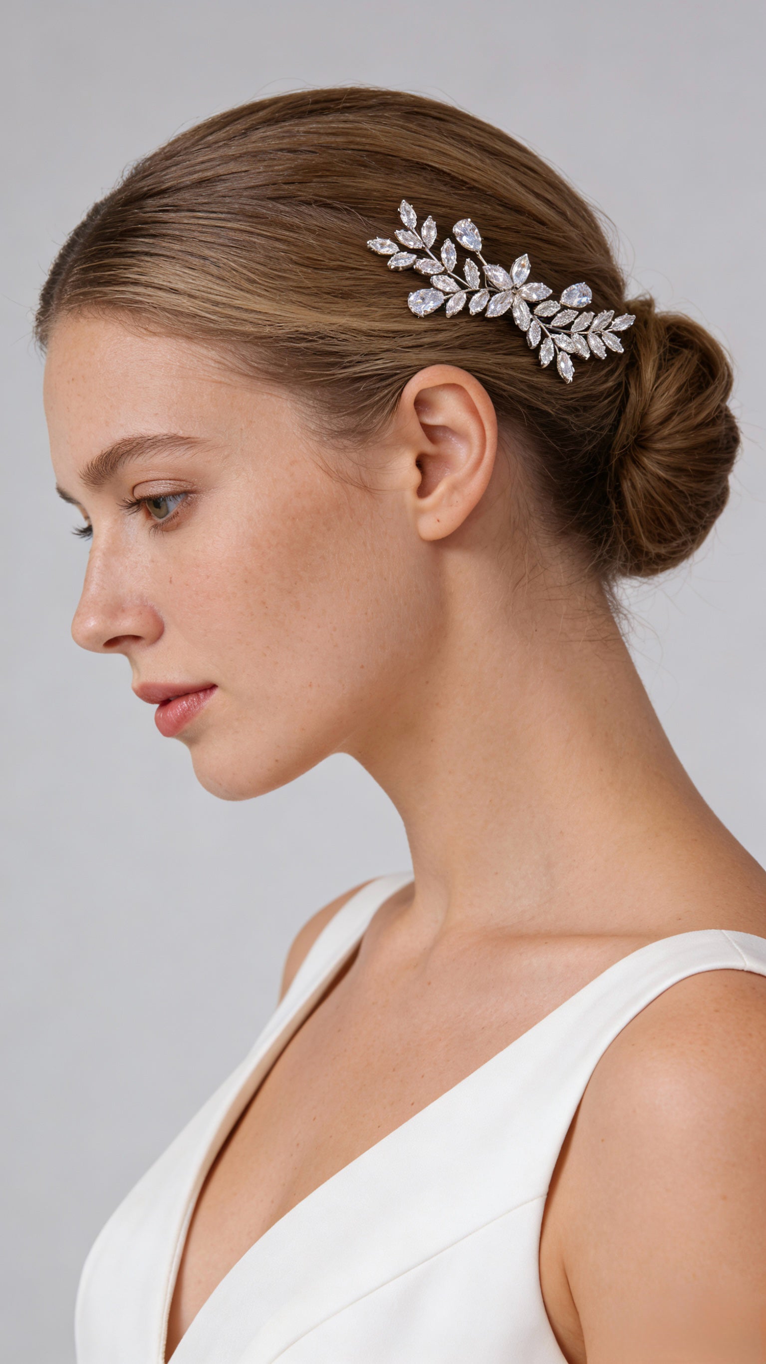 Aurora Blossom Grace Bridal Hair Comb - MOGHANT