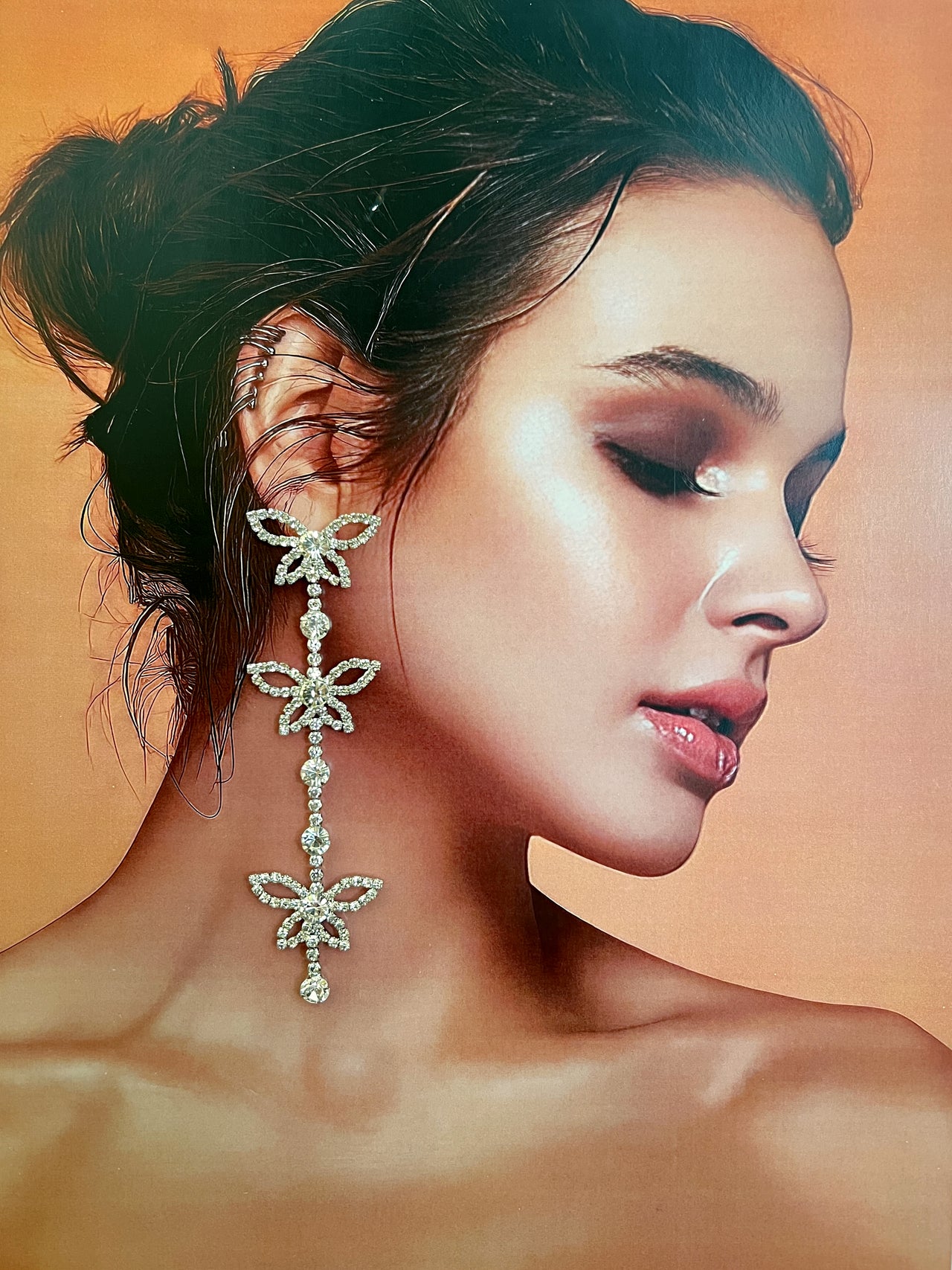Papillon en Chute Butterfly Earrings