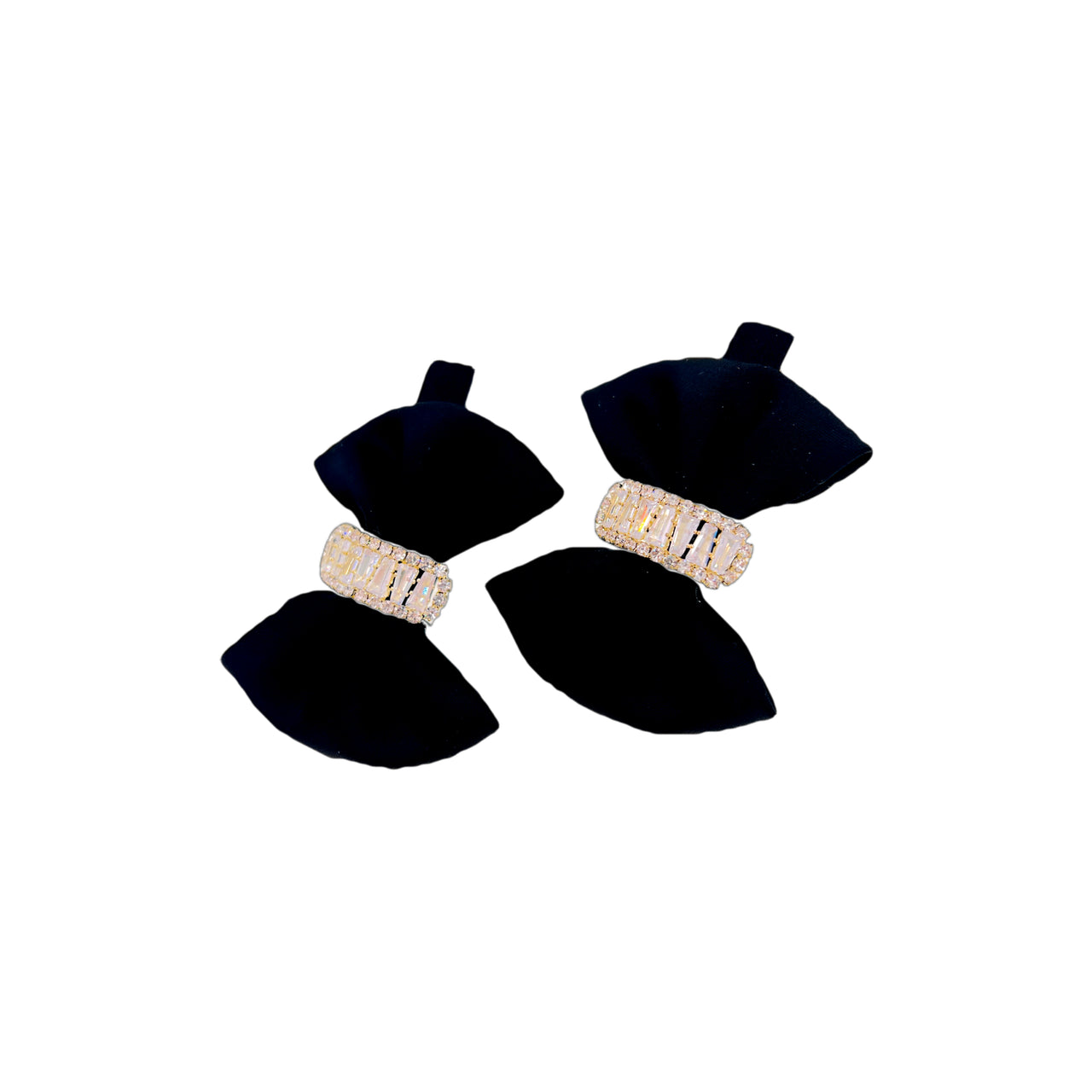 Silk Noir Bow · Alligator Clip