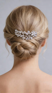 Aurora Luminous Blossom Bridal Hair Comb - MOGHANT