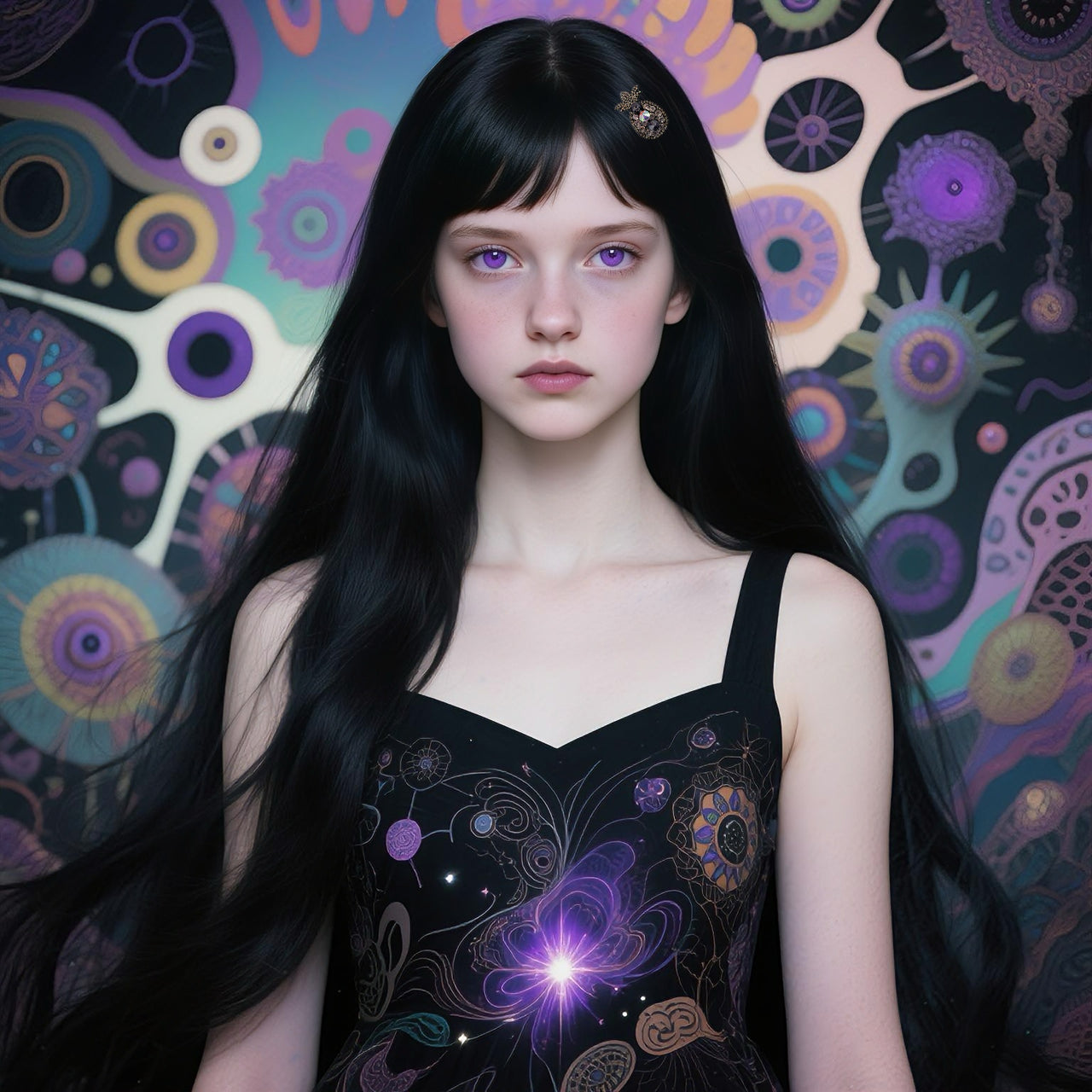 Crystal Whimsy · Golden Bloom Pineapple BB Clip