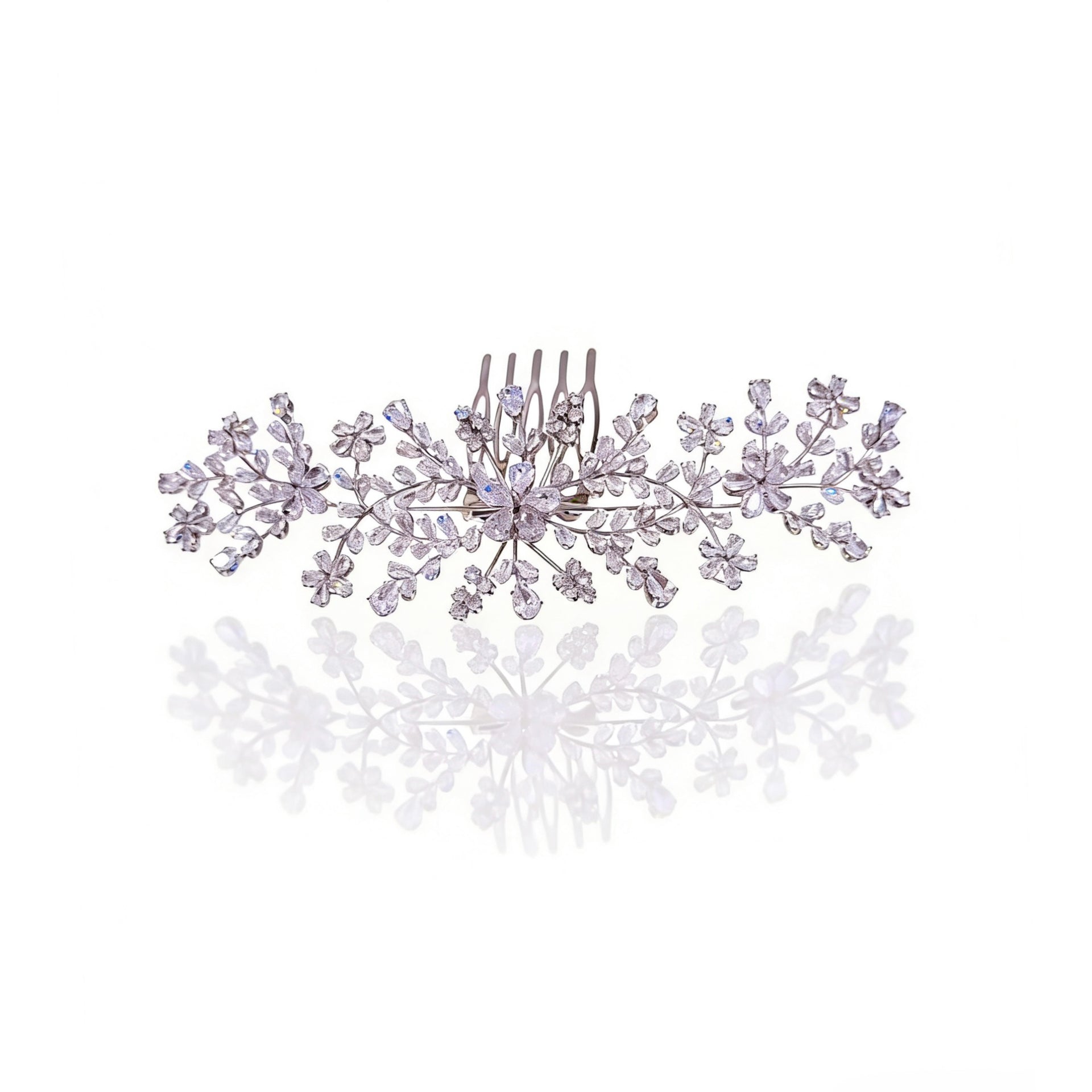 Aurora Floral Vine Bridal Hair Comb - MOGHANT