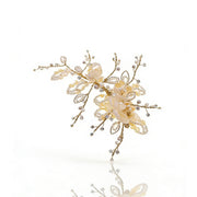 Elysian Handwoven Blossom Vine Bridal Hair Clip - MOGHANT