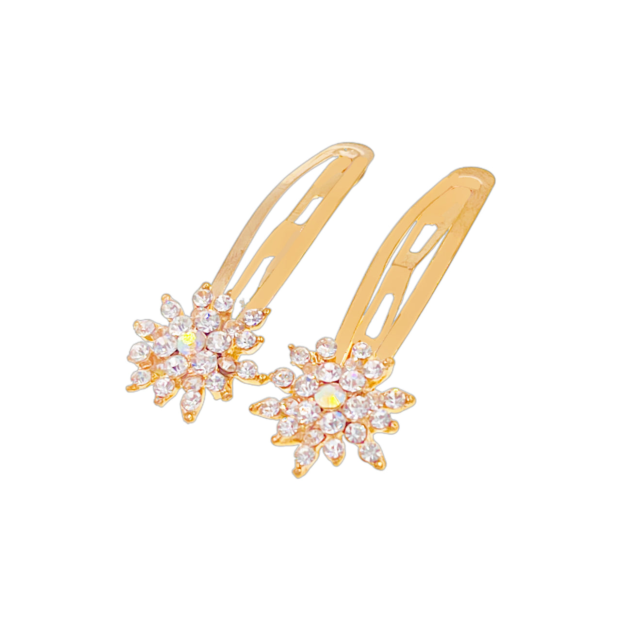 Crystal Flower Click-Clack Clip · C12