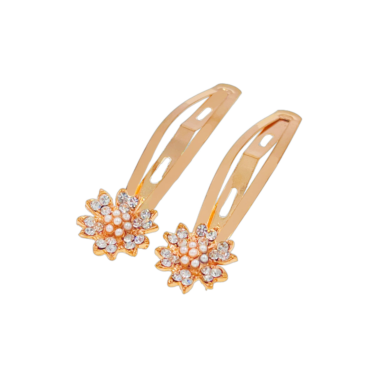 Pearl Flower Click-Clack Clip · C06