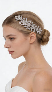Aurora Floral Vine Bridal Hair Comb - MOGHANT