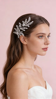 Aurora Royal Garden Bridal Hair Clip - MOGHANT