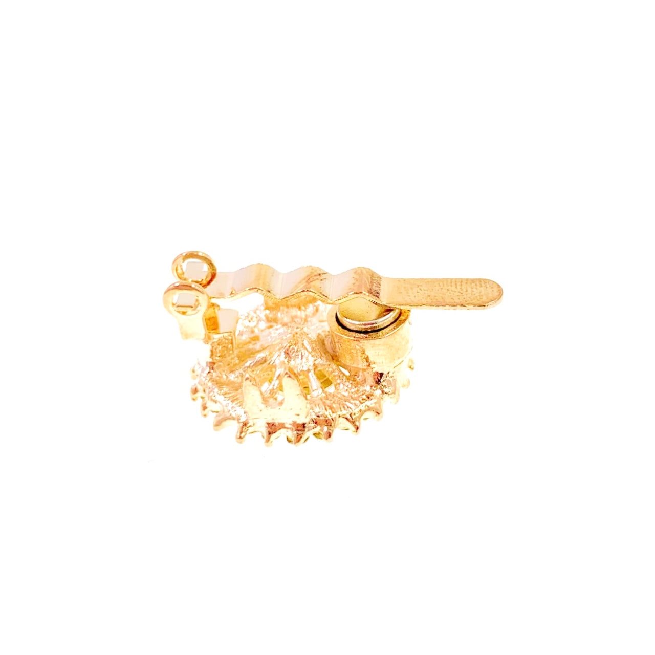 Europa Sun Flower Magnetic Hair Clip use Rhinestone Crystal gold base Clear AB - MOGHANT