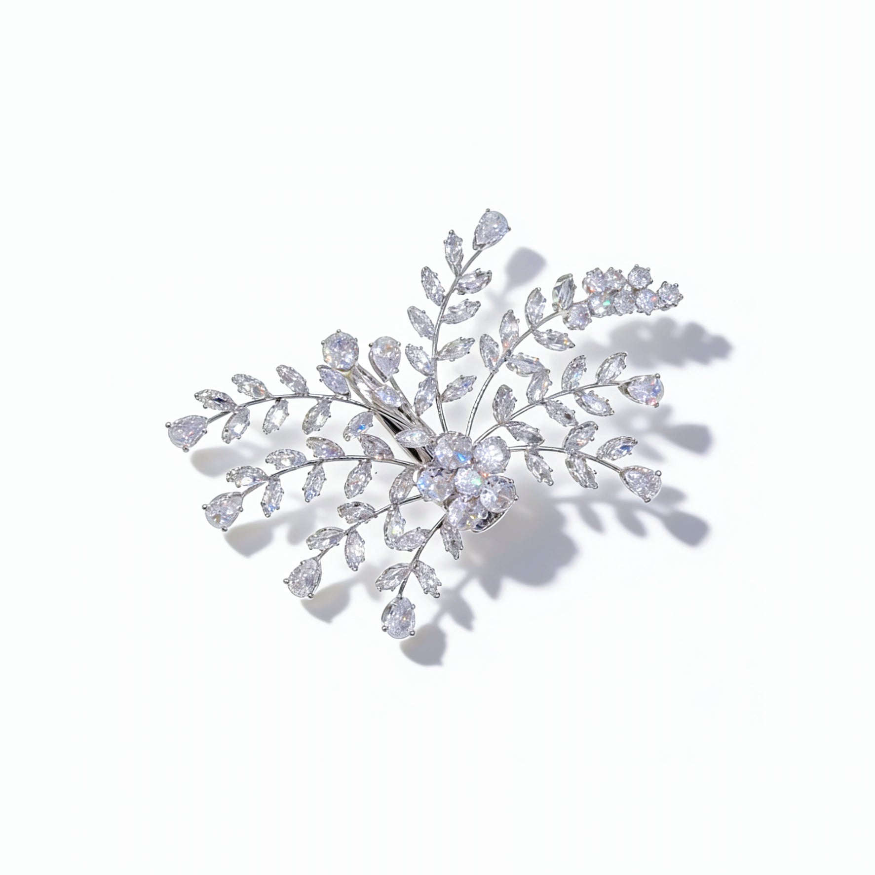 Aurora Petite Blossom Bridal Hair Clip - MOGHANT