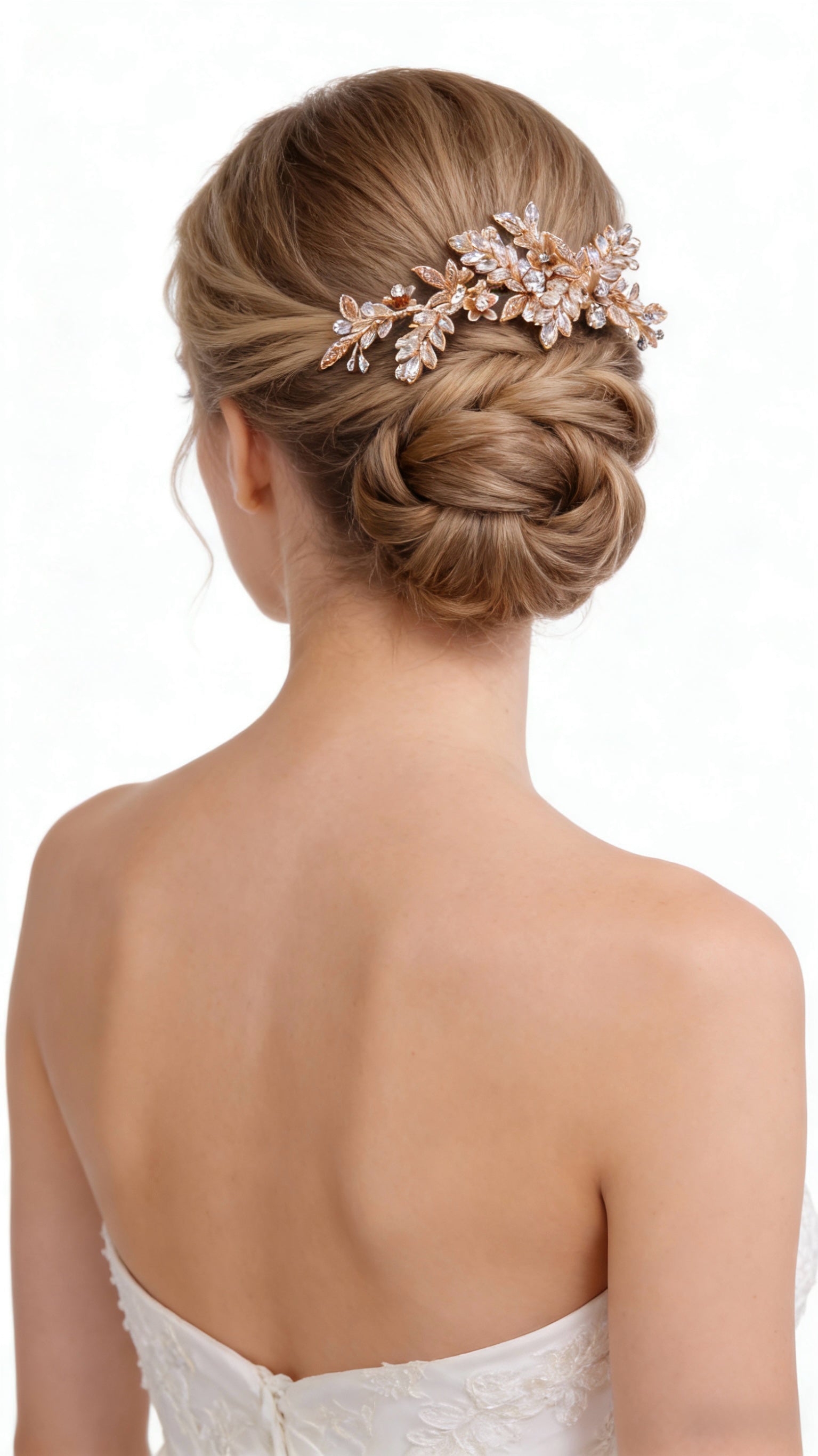 Elysian Handwoven Bloom Bridal Hair Comb - MOGHANT