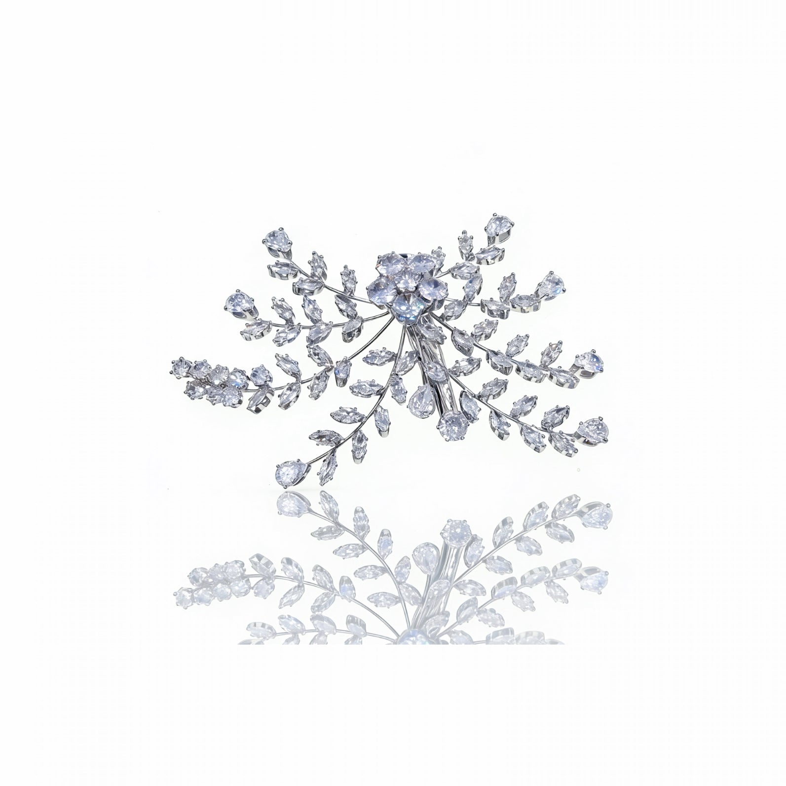 Aurora Petite Blossom Bridal Hair Clip - MOGHANT