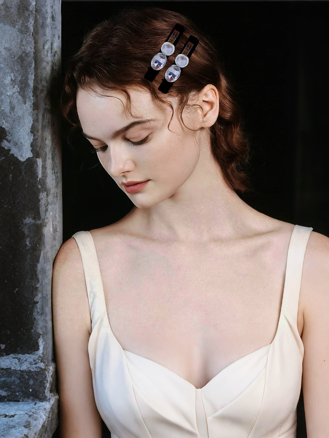 Pearl Prism · Twilight Pearl Crystal Alligator Clip