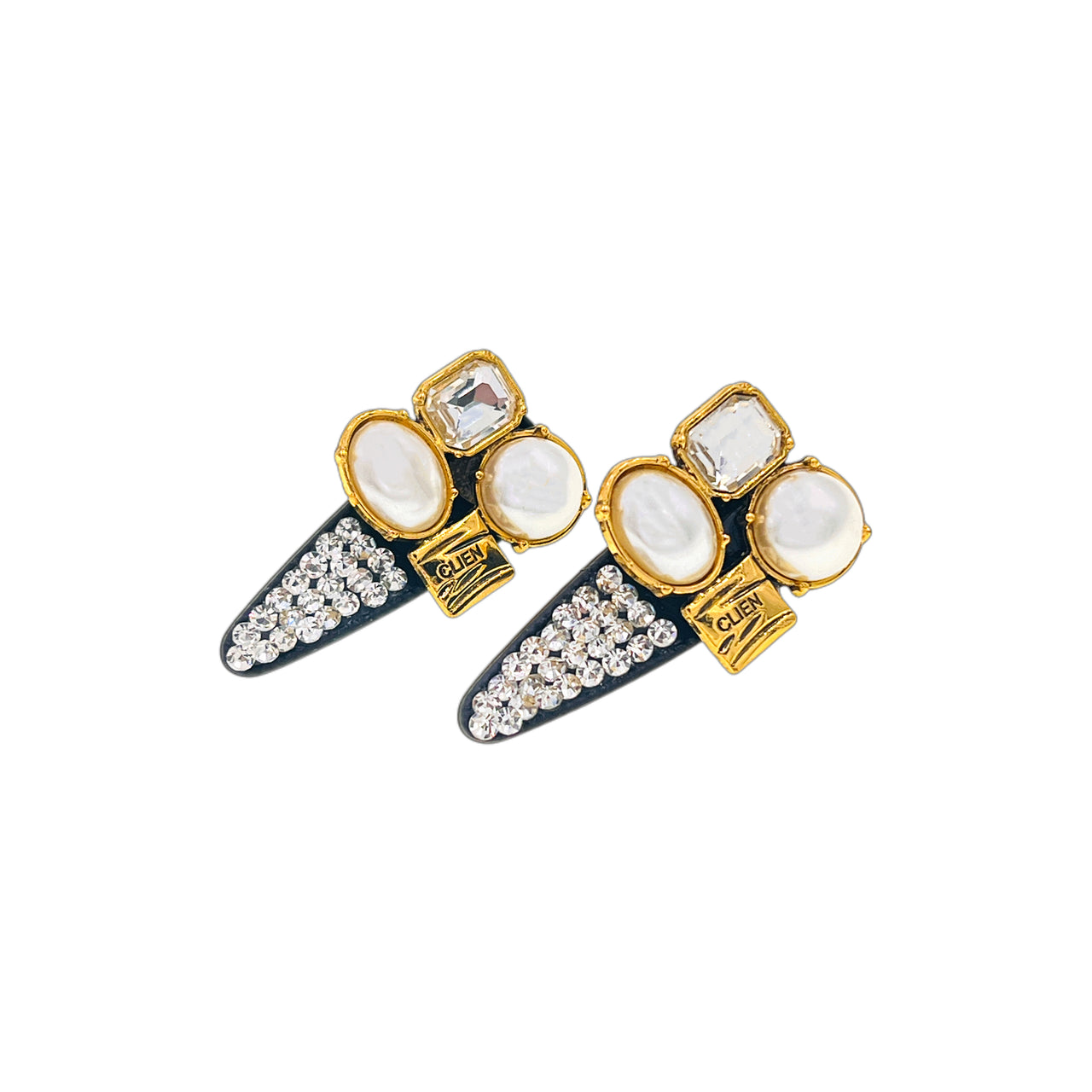 Royal Heirloom · Pearl Crystal Alligator Clip